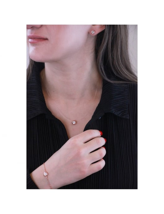 Moon Set - Rose Gold and Crystal - Image 2