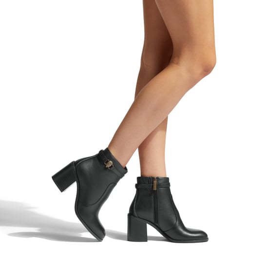 Kurt Geiger London Leather Shoreditch Block Ankle B Boots