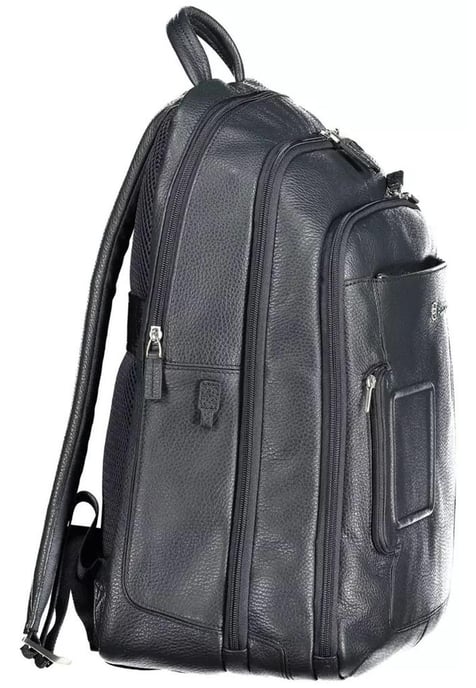 Piquadro Men's Blue Leather Backpack