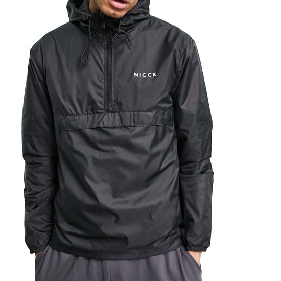 Nicce Cora Mens Black Kagoule Jacket - Image 1