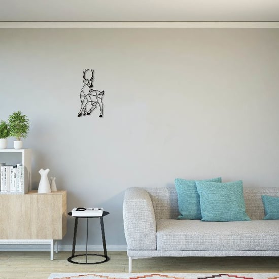 HOMEMANIA Deer Wall Decoration, in Black