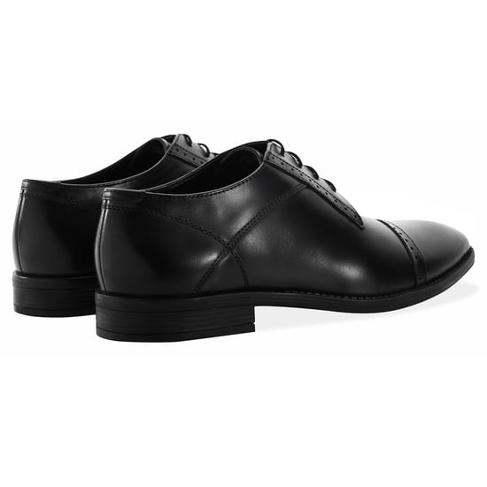 Redfoot Raymond Black Leather Derby Brogue