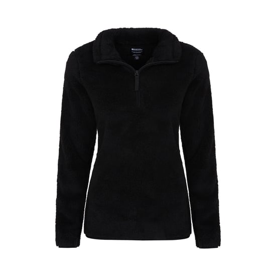 Mountain Warehouse Fleece Teddy Fleece Quarter Zip Fleecetröja för dam/dam (Svart) - Image 4
