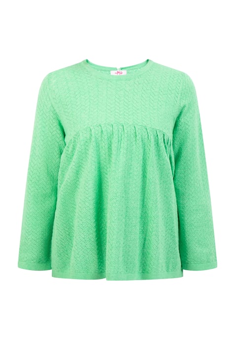 Mymo Gebreide tuniek Dames lichtgroen - Image 1