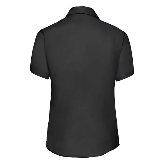 Russell Collectie Dames/Dames Korte Mouwen Ultiem Niet-Ijzershirt (Zwart) - Image 2