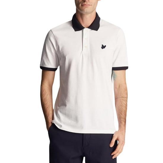 Lyle & Scott Ringer White Polo Shirt - Image 1