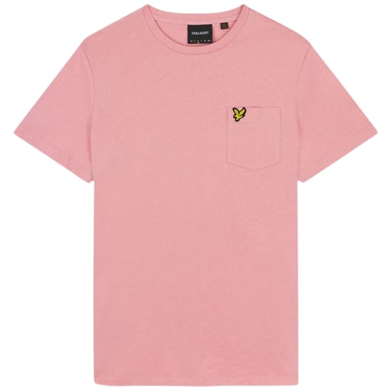 Lyle & Scott Palmroze T-shirt met zak op de borst - Image 1