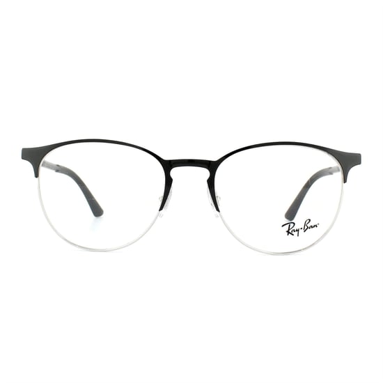 Ray-banbril 6375 2861 Zilver op boven zwart 51 mm - Image 1