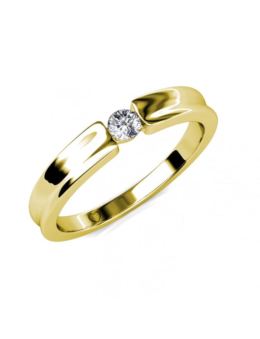 Eenvoud Ring - Oostenrijks Kristal - Image 1