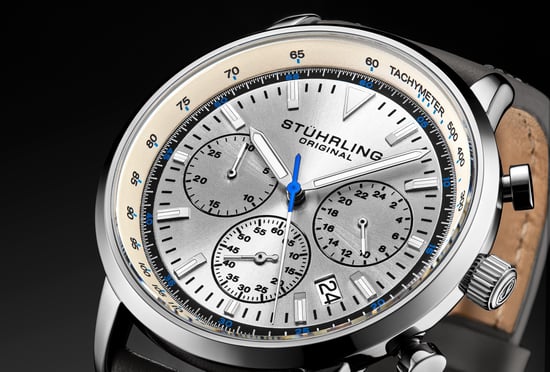 Monaco Chronograph with Tachymeter Quartz 3986L 44mm Watch