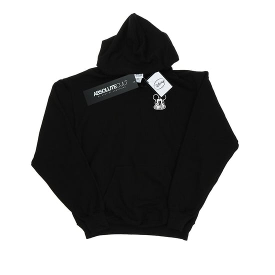 Disney Boys Mickey Mouse Dont Speak Breast Print Hoodie (Black)