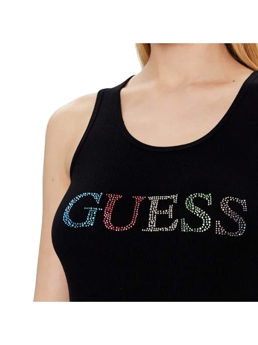 Guess Woman Tanktop Logo meerkleurig - Image 2