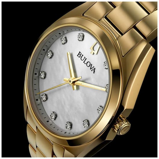 Bulova Surveyor Dames Horloge Goudkleurig 97P172 - Image 3