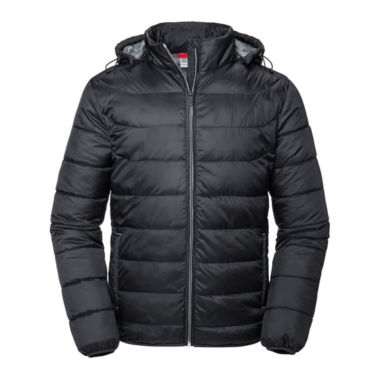 Russell Mens Nano Hooded Padded Jacket (Black) - Image 1
