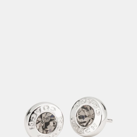 Open Circle Stone Stud Earring bag - Image 1