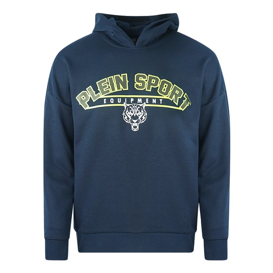 Plein Sport Utrustning Logotyp Navy Hoodie - Image 1