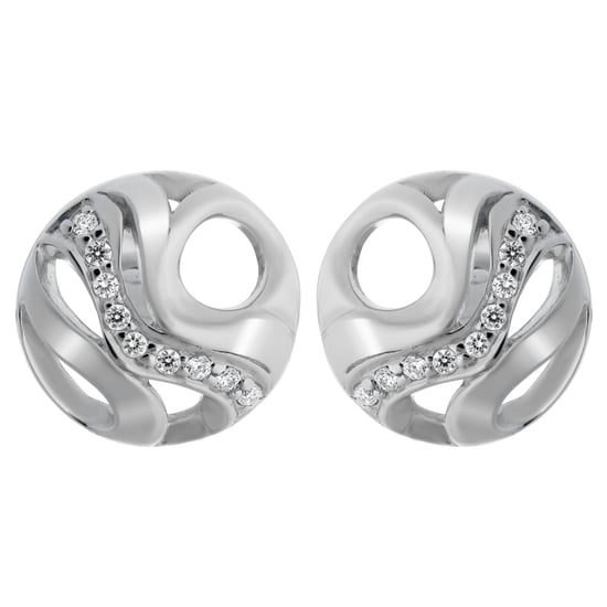 Orphelia 'Elvina' Dames 925 Sterling Zilveren Set: Ketting-Hanger + Oorbellen - Zilver SET-7085 - Image 3