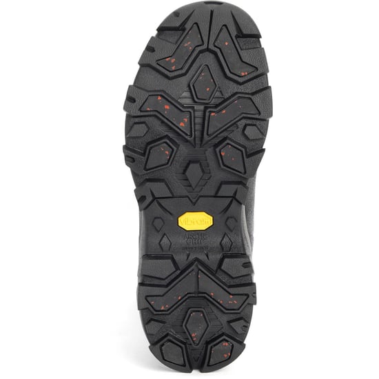 Muck Boots Arctic Ice Mid AGAT Rubber Black/Grey Geometric Wellington Boots - Image 4