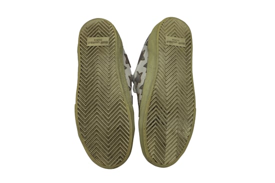 Saint Laurent Paris SL/06 Metallic Stars Lage Sneakers in Witte Leer - Image 5