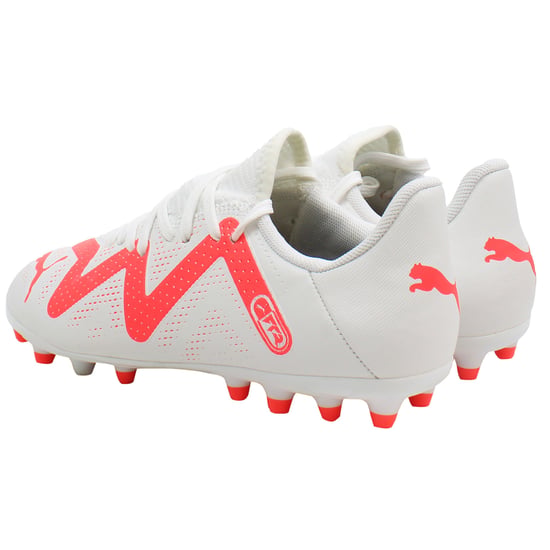 Puma Future Play MG Jr Kids White Football Boots - Image 5