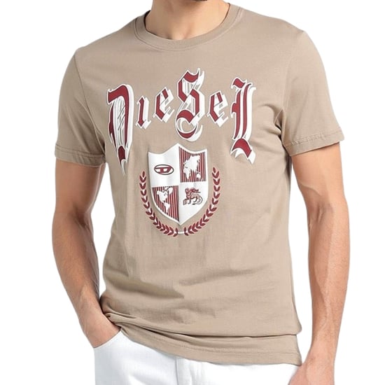 Diesel Medieval Design Dune Beige T-Shirt