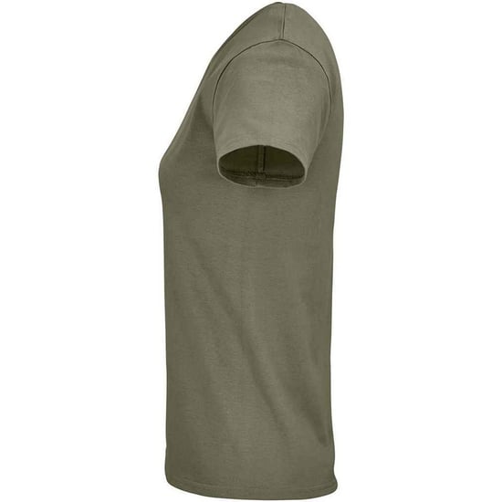 SOLS Womens/Ladies Crusader Organic T-Shirt (Khaki)