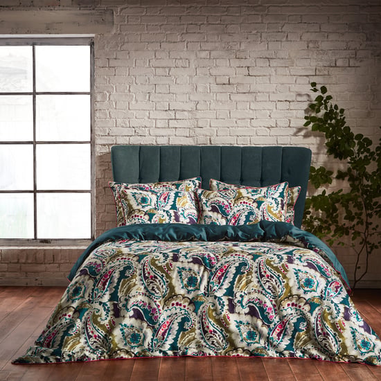 EW by Edinburgh Weavers Aretha Premium Cotton Sateen Duvet Cover Set - Image 1