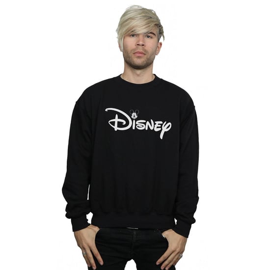 Disney Mens Mickey Mouse Head Logo Sweatshirt (Black) - Image 2