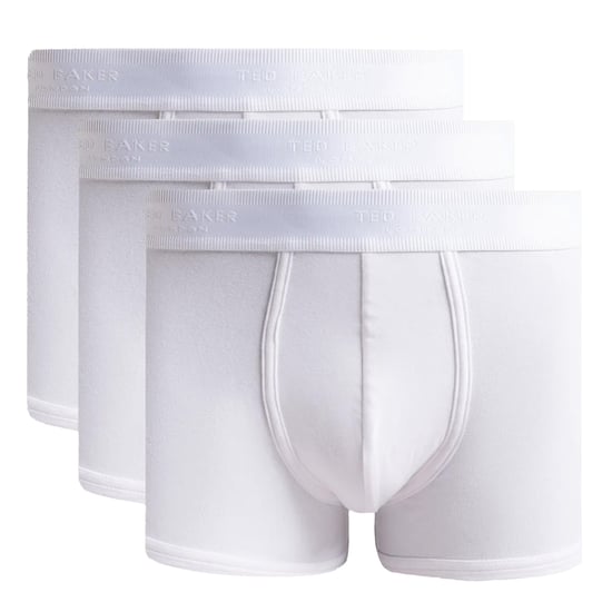 Ted Baker 3-Pack Nael Mens White Trunks - Image 1