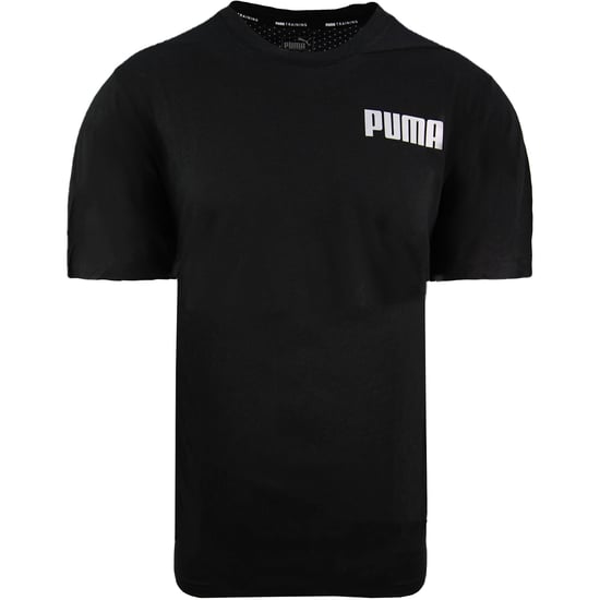 Puma Collective Triblend Mens Black T-Shirt - Image 1