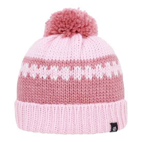 Dare 2B Childrens/Kids Boffin II Bobble Beanie (Dusty Rose/Crystal Rose)