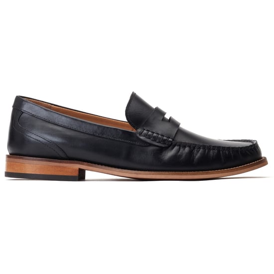 Base London Garfield leren herenpantoffels zwart - Image 5