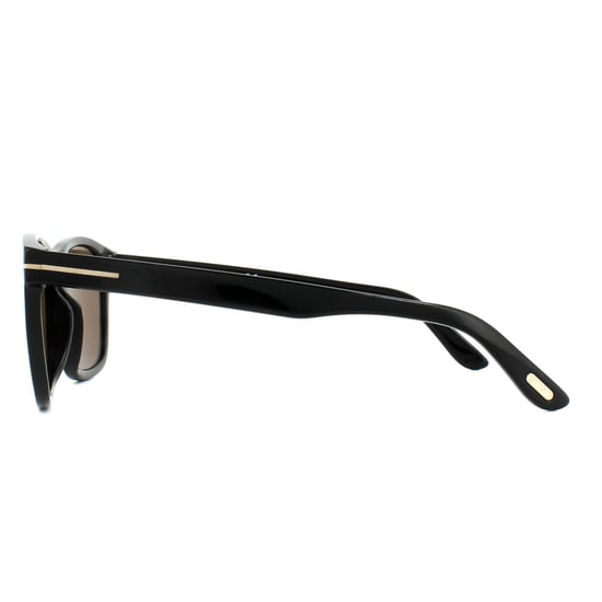 Tom Ford Solglasögon 0595 Eric 01J Glansig Svart Brun - Image 3