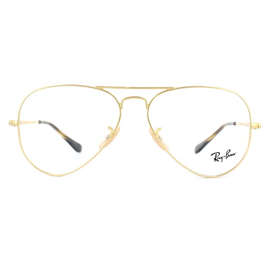 Ray-Ban Aviator Gold Unisex Women Glasses Frames - Image 1