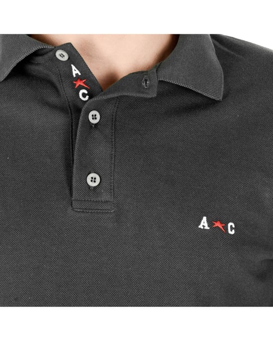 Andrew Charles By Andy Hilfiger Mens Polo ALABAMA DARK GREY