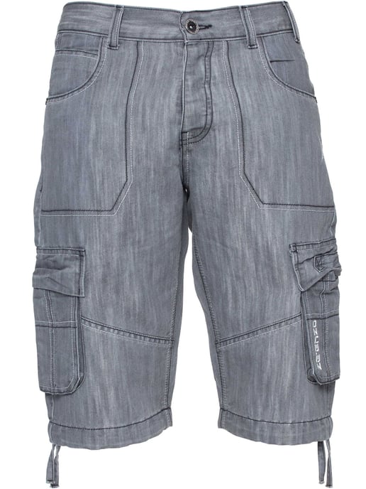 Enzo Heren Cargo Combat Denim Short - Image 4