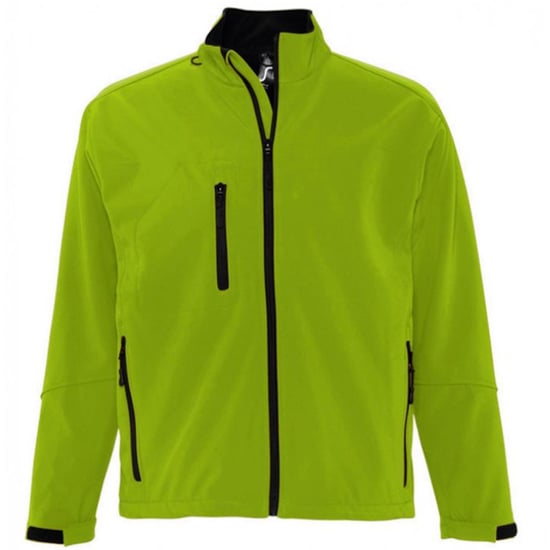 SOLS Mens Relax Soft Shell Jacket (Breathable, Windproof And Water Resistant) (Absinth Green) - Image 1