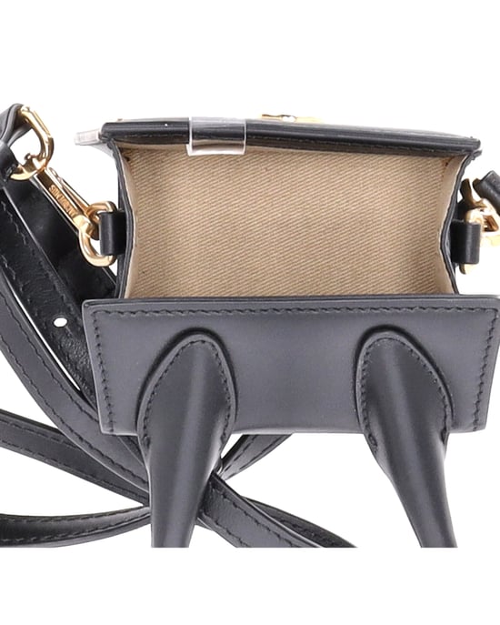 Jacquemus Le Chiquito Top Handle-väska i svart läder - Image 4