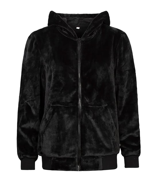 Heat Holders - Mens Soul Warming Soft Fleece Lounge Hoodie - Svart - Image 1