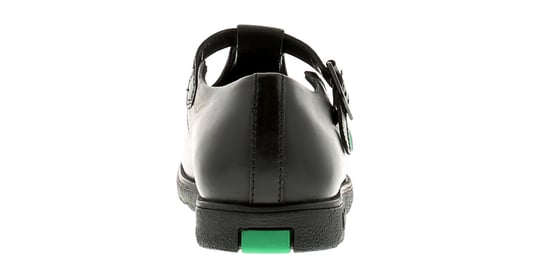 Kickers Womens Shoes Work School Fragma T Buckle Leather black