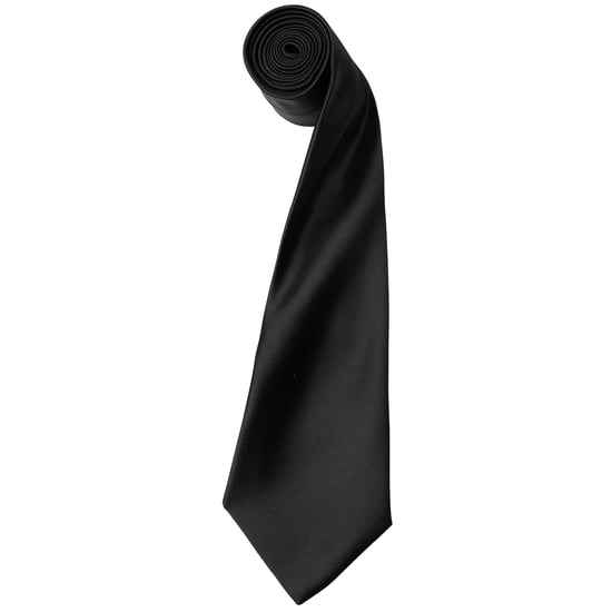 Premier Herensatineband (smal blad) (pakje van 2) (Zwart) - Image 1