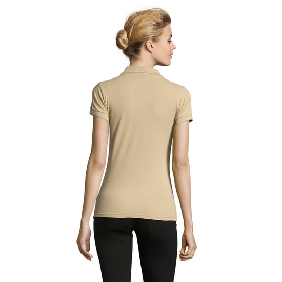 SOLS Womens/Ladies Perfect Polo Shirt (Sand) - Image 2