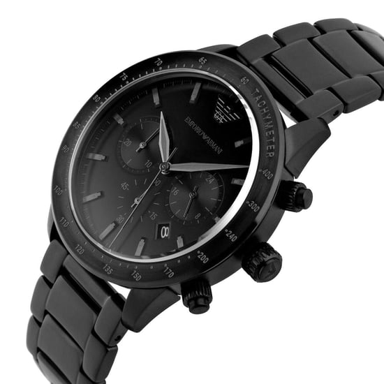 Emporio Armani Mario Men's Black Watch AR11242 - Image 3