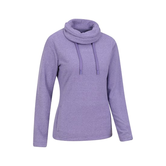Mountain Warehouse Fleece-topp för kvinnor/damer Hebridean Cowl Neck (Grape) - Image 4