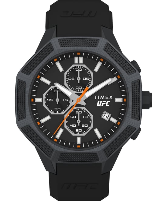 Timex Ufc King Chrono Heren Horloge Zwart TW2V87200 - Image 1