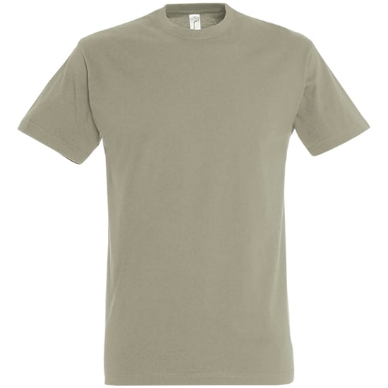 SOLS Heren Keizerlijke Zwaargewicht T-Shirt met korte mouwen (Khaki) - Image 1