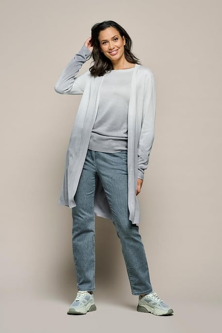 Brian Vest Grijs / Offwhite - Image 1