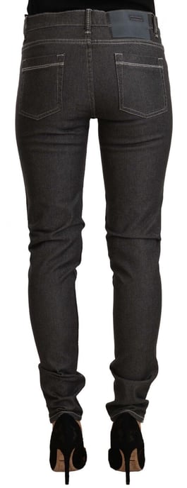 Acht Women's Black Low Waist Skinny Denim Slim Fit Jeans - Image 3