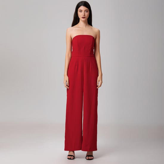 Minimalistische bustier jumpsuit - Image 4