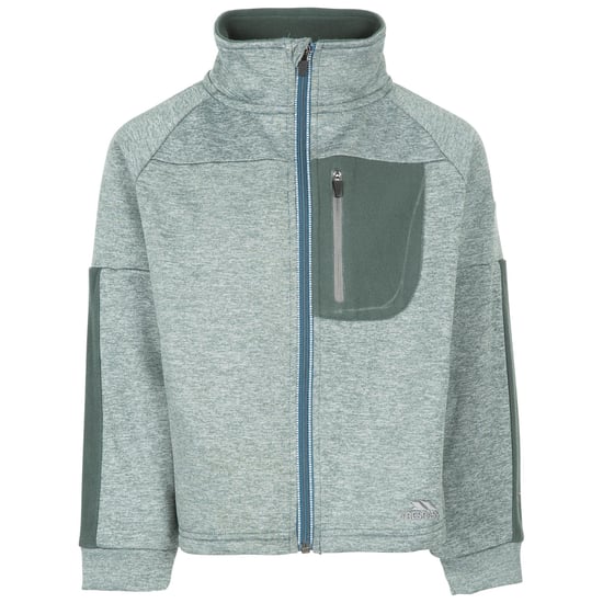 Trespass Childrens/Kids Immense Marl Fleece Jacket (Spruce Green)